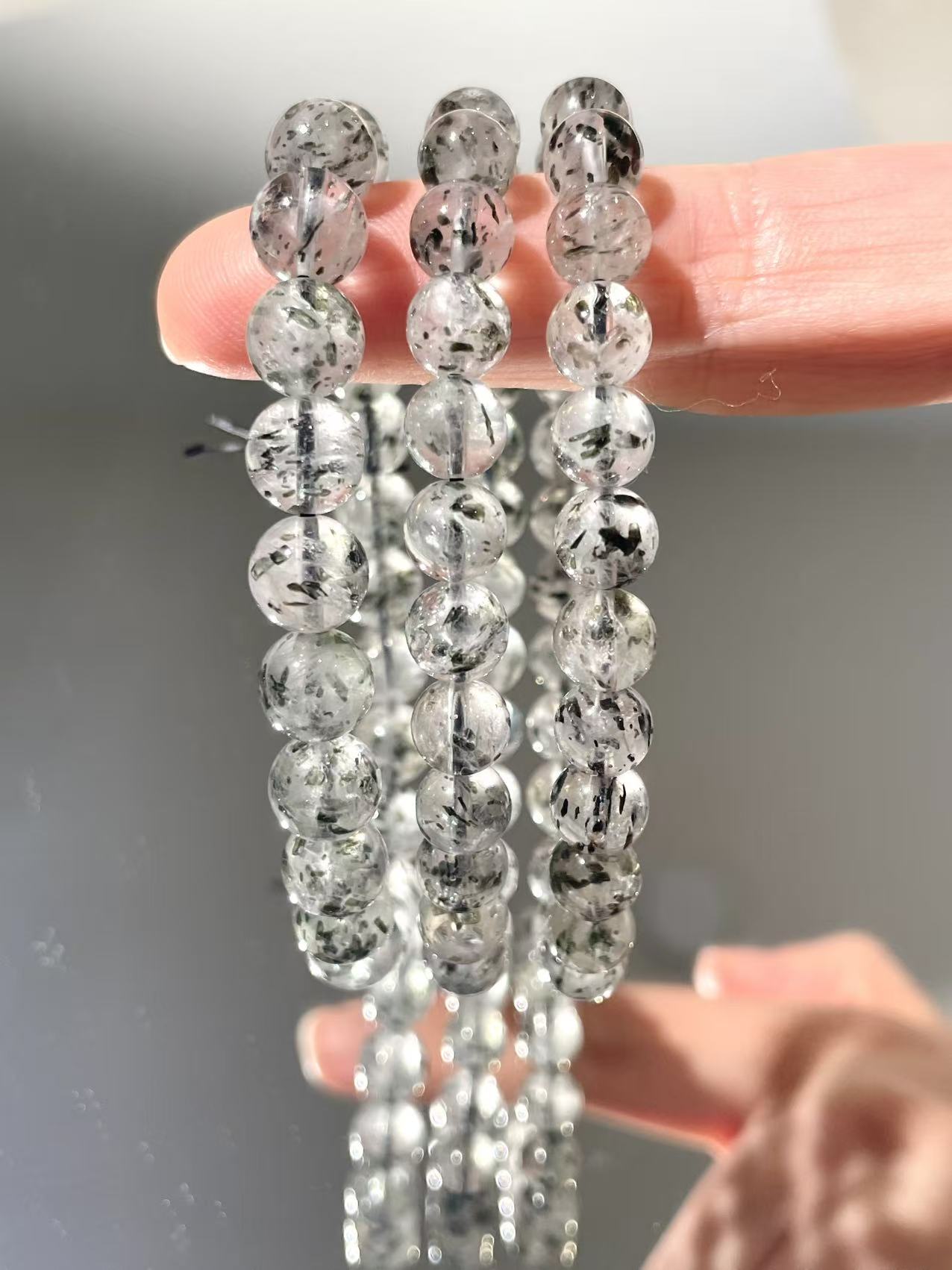 Premium Phlogopit/Glimmer Quarz Armband 