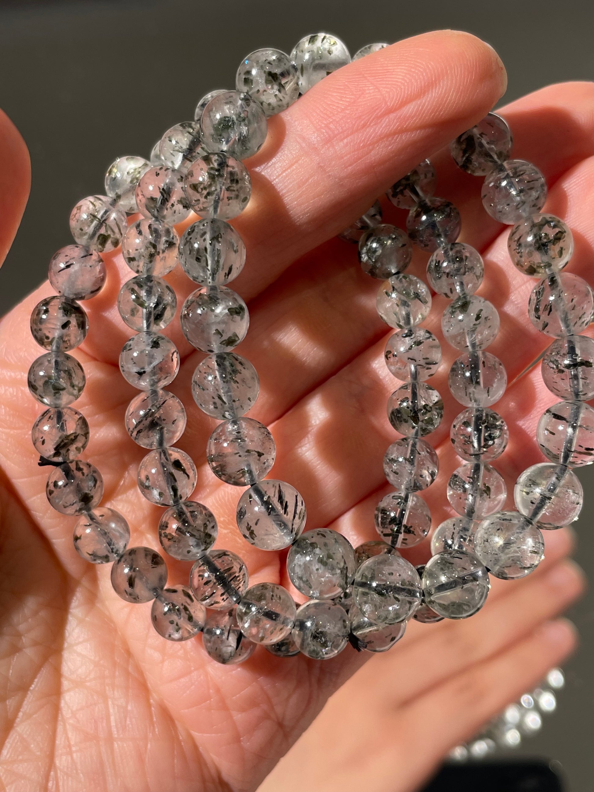 Premium Phlogopit/Glimmer Quarz Armband 